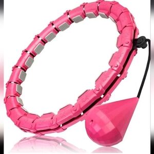 Smart Weighted Hula Hoop Weight Loss 24 Sections Detachable Fit Hoop 2 in1 Abdom